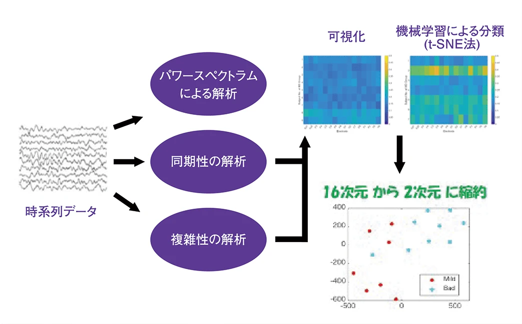 生体情報処理研究の概要図