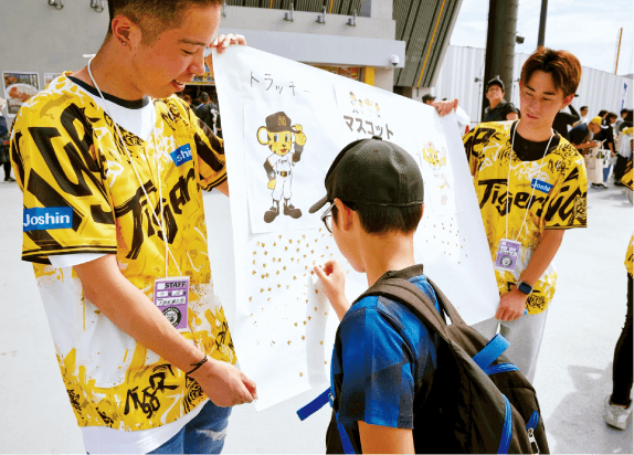 阪神タイガースでの球場実習