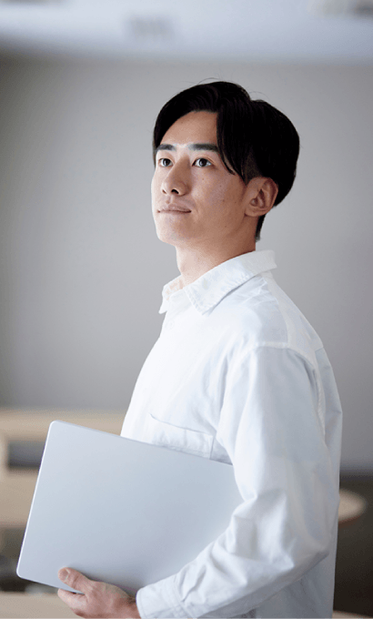 将来を見据える学生